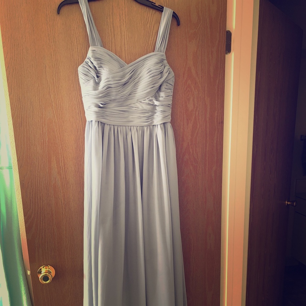 Light blue bridesmaid dress